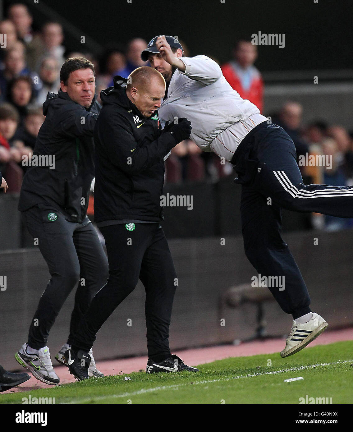 Soccer - Clydesdale Bank Scottish Premier League - Heart of Midlothian v Celtic - Tyncastle Stadium Banque D'Images