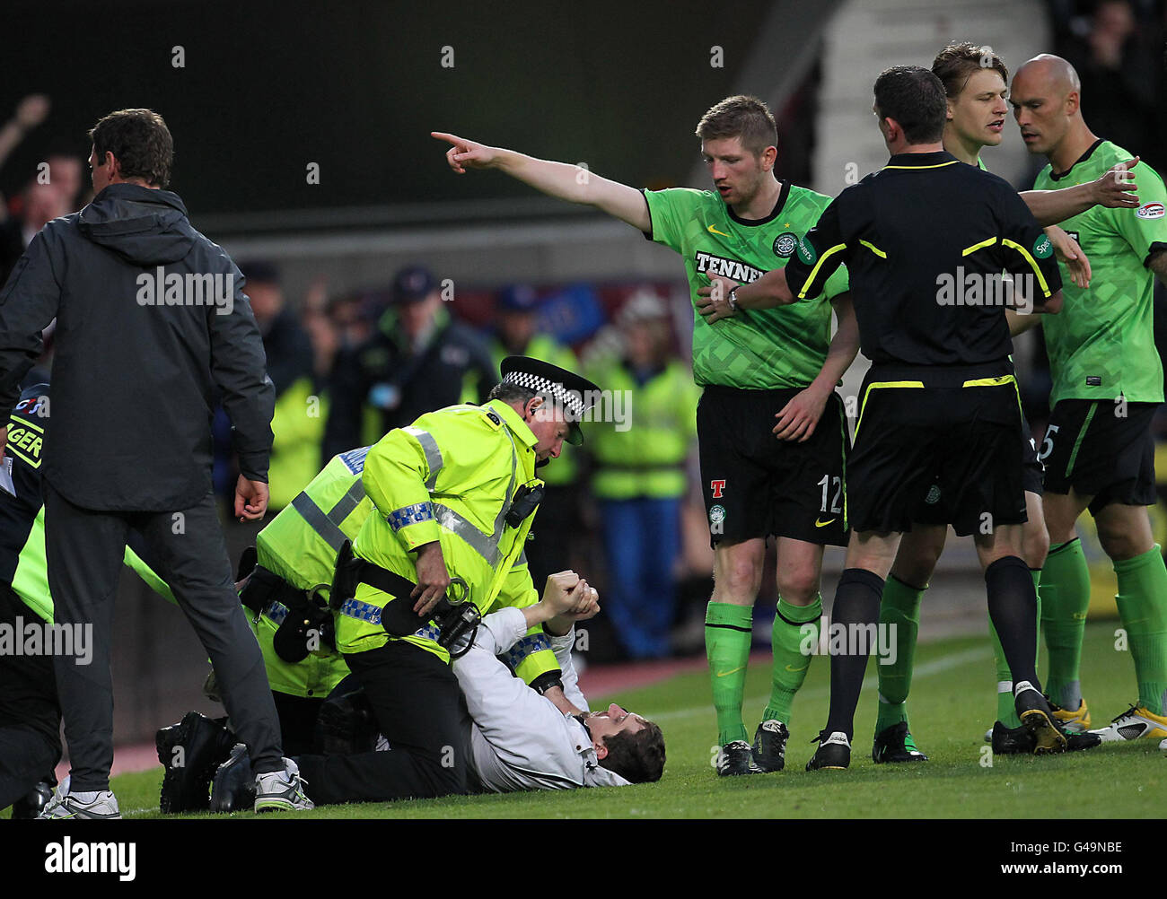 Soccer - Clydesdale Bank Scottish Premier League - Heart of Midlothian v Celtic - Tyncastle Stadium Banque D'Images