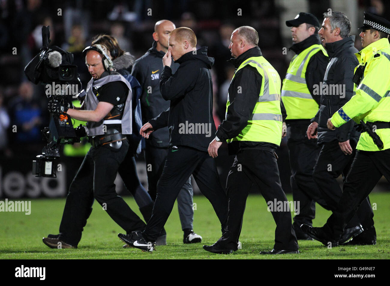 Soccer - Clydesdale Bank Scottish Premier League - Heart of Midlothian v Celtic - Tyncastle Stadium Banque D'Images