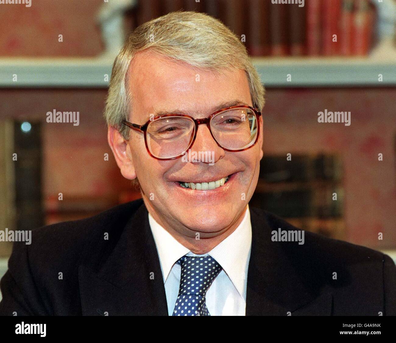 PM John Major Banque D'Images