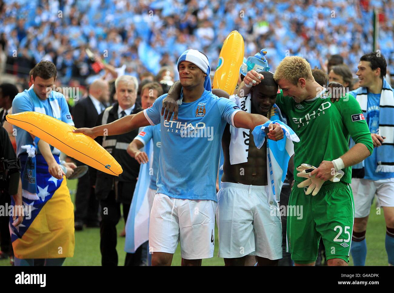 Football - FA Cup - Final - Manchester City v Stoke City - Stade de Wembley Banque D'Images