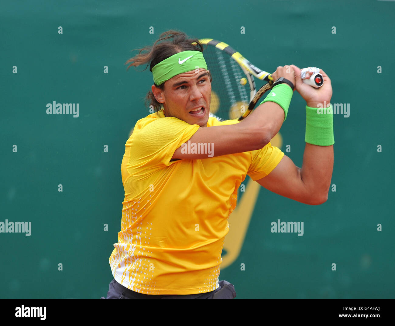 Tennis - Monte-Carlo Rolex Masters 2011 - 5e jour - Monte-Carlo Country  Club. Rafael Nadal, Espagne Photo Stock - Alamy