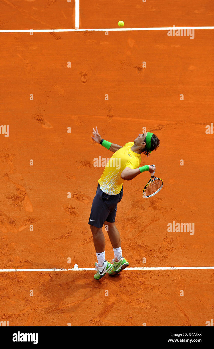 Tennis - Monte-Carlo Rolex Masters 2011 - 5e jour - Monte-Carlo Country Club. Rafael Nadal, Espagne Banque D'Images