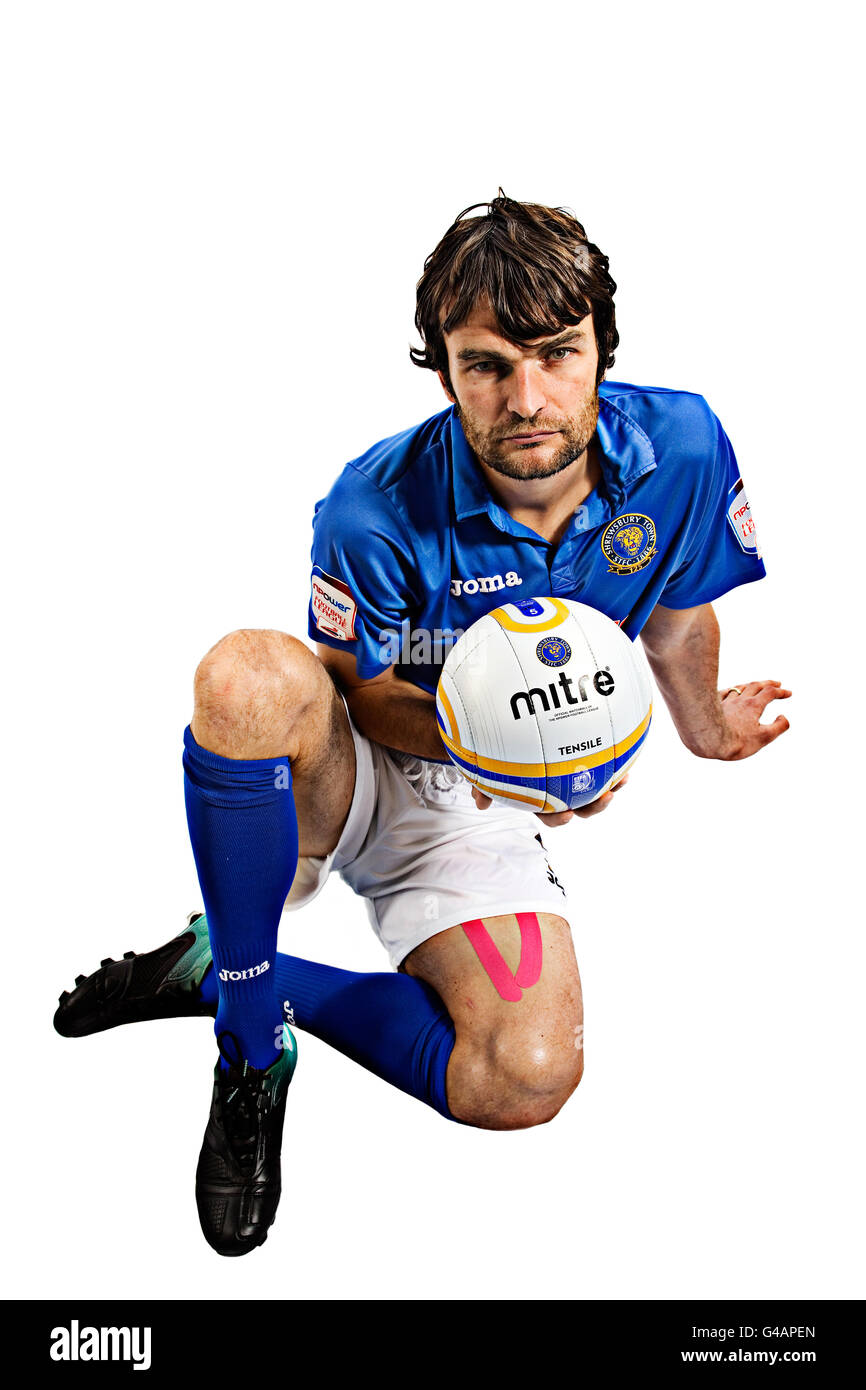 Soccer - Shrewsbury Town Play Off - Greenhous Meadow Banque D'Images