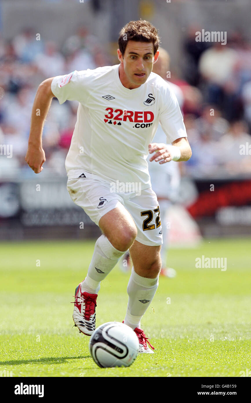 Football - championnat de football npower - Swansea City v Ipswich Town - Liberty Stadium.Angel Rangel, Swansea City Banque D'Images