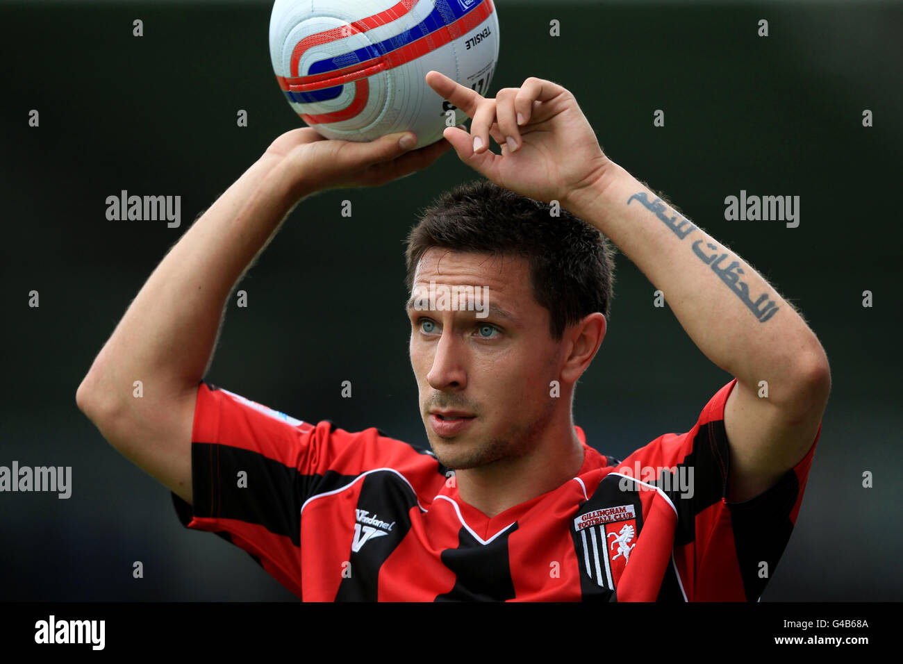 Football - npower football League 2 - Chesterfield / Gillingham - Stade B2net. Joseph Martin, Gillingham Banque D'Images