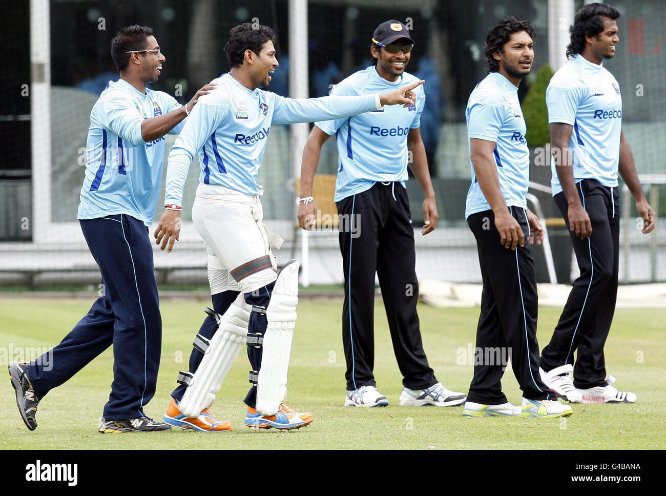 Cricket - npower deuxième Test - Angleterre v Sri Lanka - Sri Lanka - Deuxième journée de session les filets du Seigneur - Banque D'Images