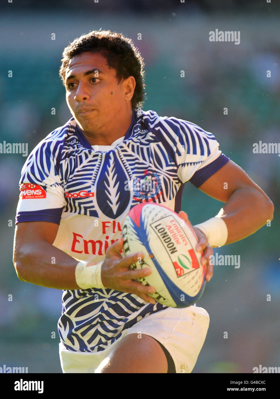 Rugby Union - IRB Emirates Airline London Sevens - première journée - Twickenham. Sani Niue, Samoa Banque D'Images