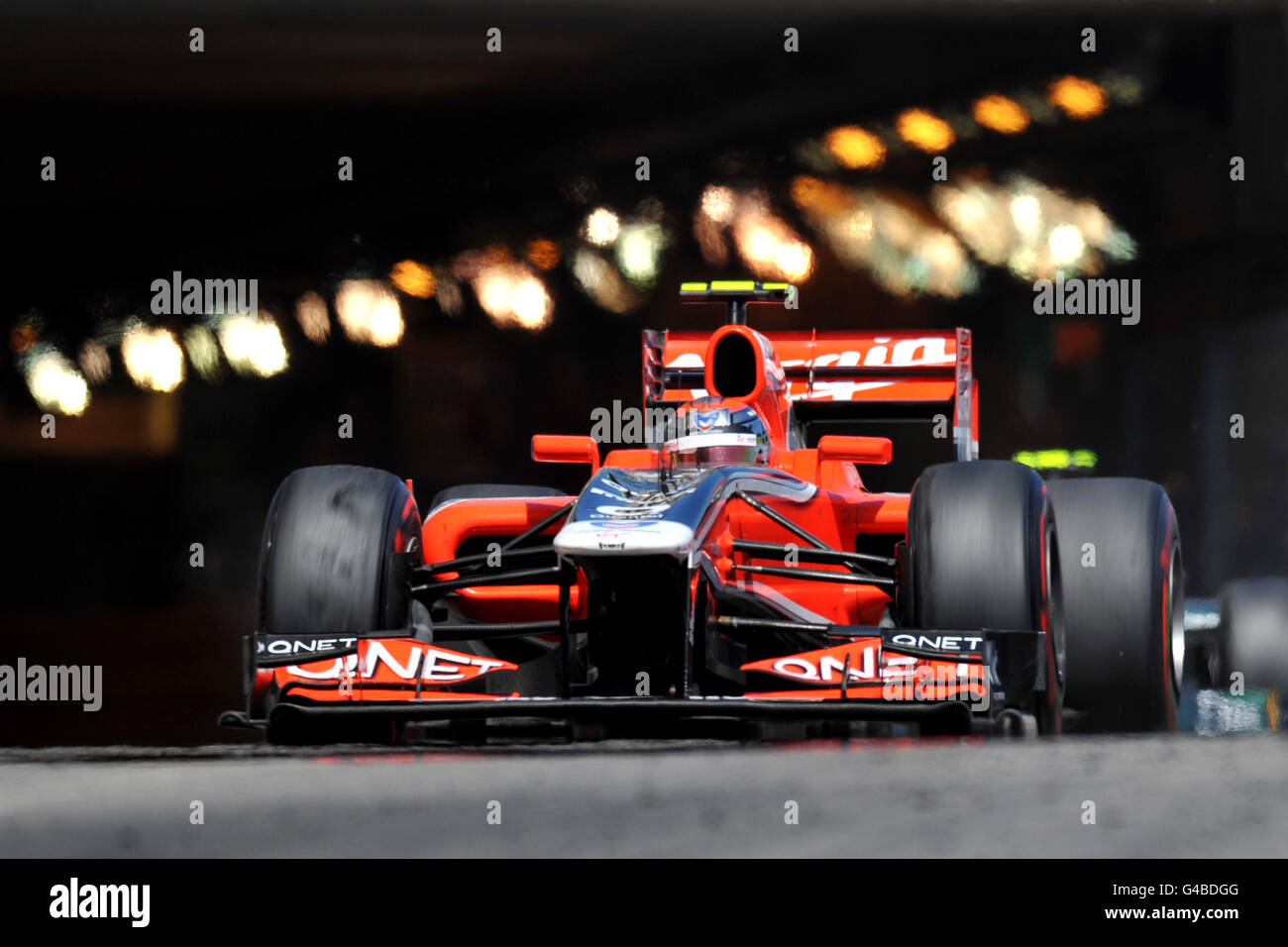 Courses automobiles - Championnat du monde de Formule 1 - Grand Prix de Monaco - Journée des courses - Monaco.Jérôme d'Ambrosio de la Vierge lors du Grand Prix de Monaco au circuit de Monaco, Monte Carlo. Banque D'Images