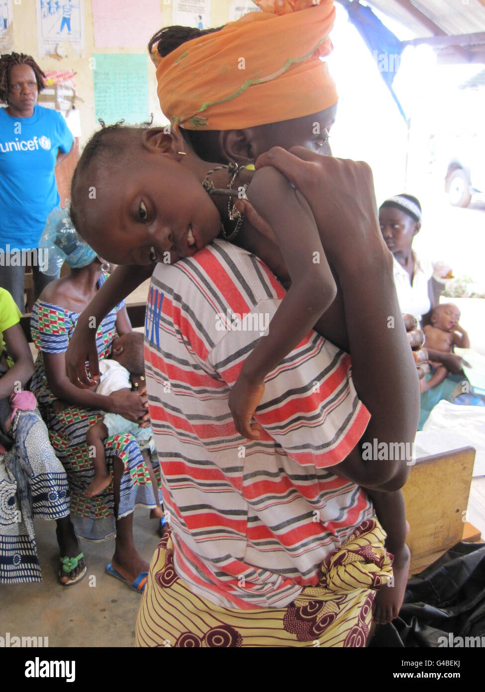 Vaccinations en Sierra Leone Banque D'Images