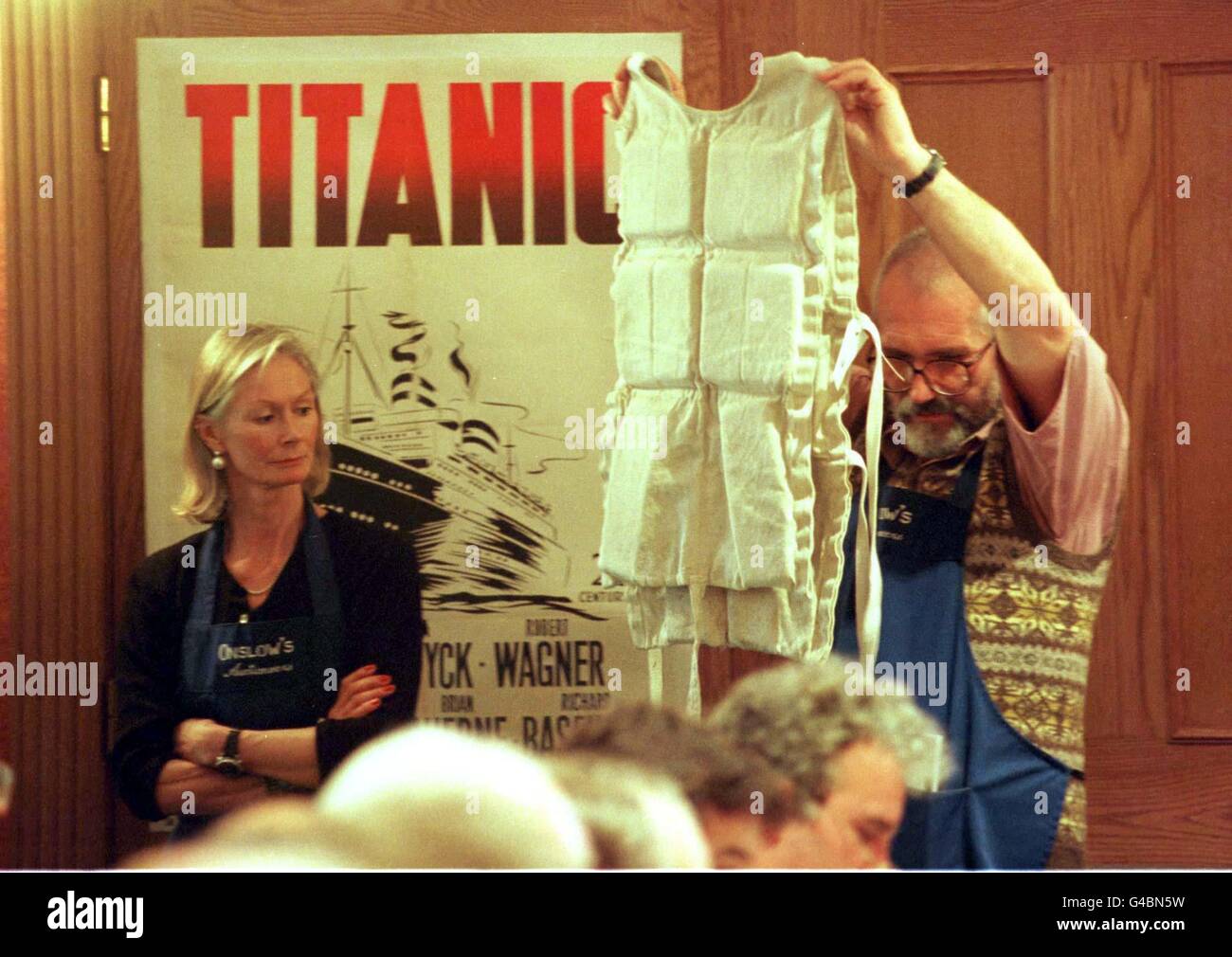 VENTE Titanic Banque D'Images