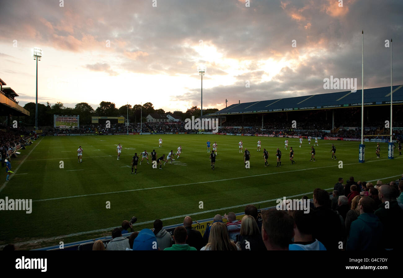 Rugby League - Car Plan origine internationale - Angleterre v les exilés - Headingley Carnegie Stadium Banque D'Images