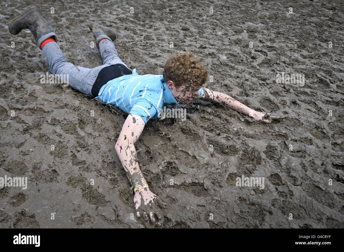 Glastonbury Festival 2011 - Vendredi Banque D'Images