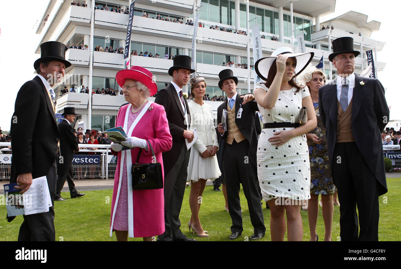 Les courses de chevaux - Investec Derby Festival - Investec Derby Day - Epsom Downs Racecourse Banque D'Images