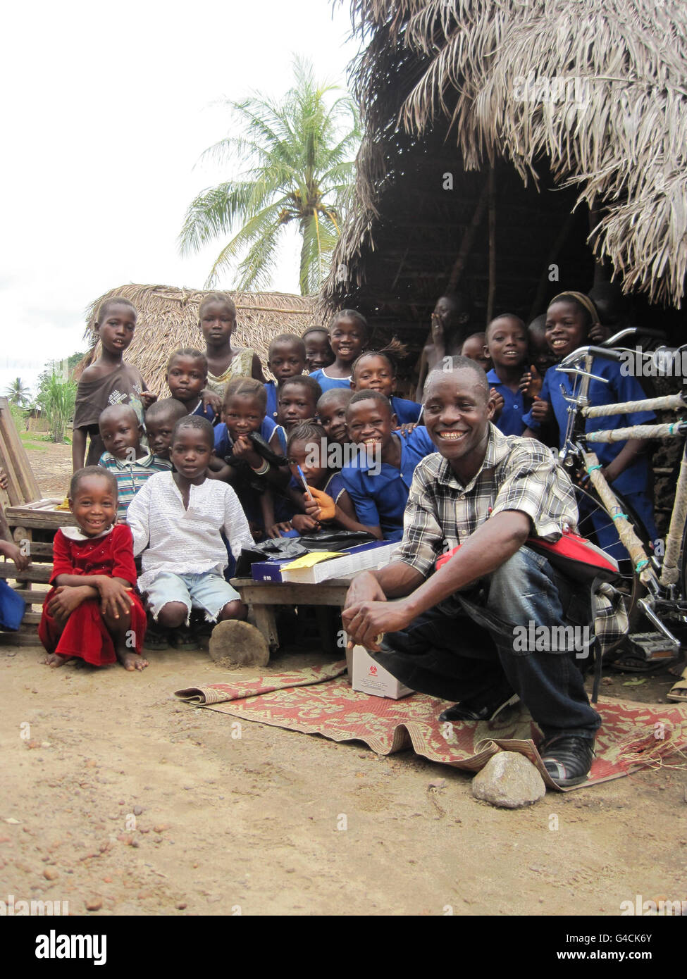 Vaccinations en Sierra Leone Banque D'Images