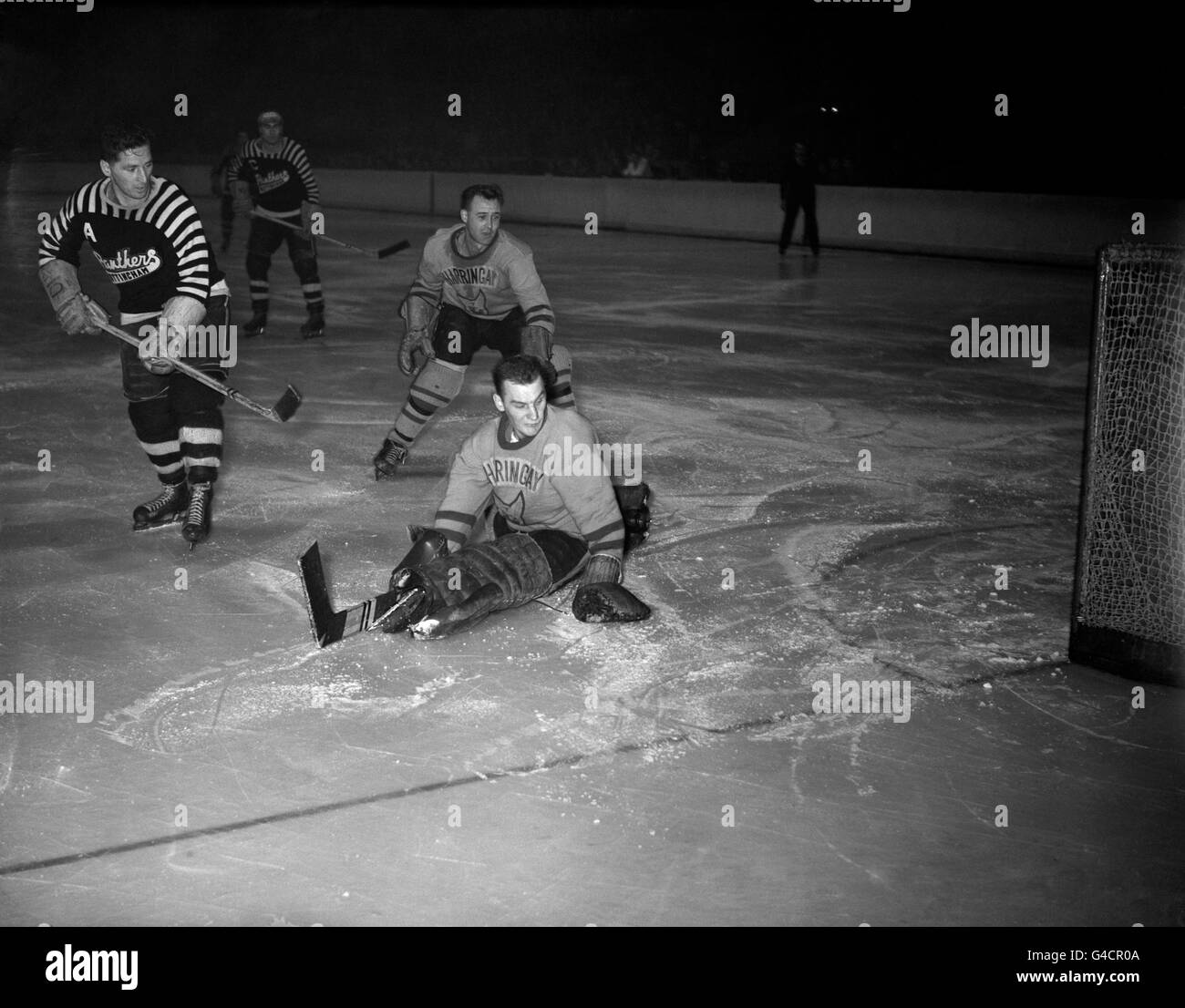 Hockey sur glace - English National League - Racers Harringay v Nottingham Panthers - arène Harringay Banque D'Images