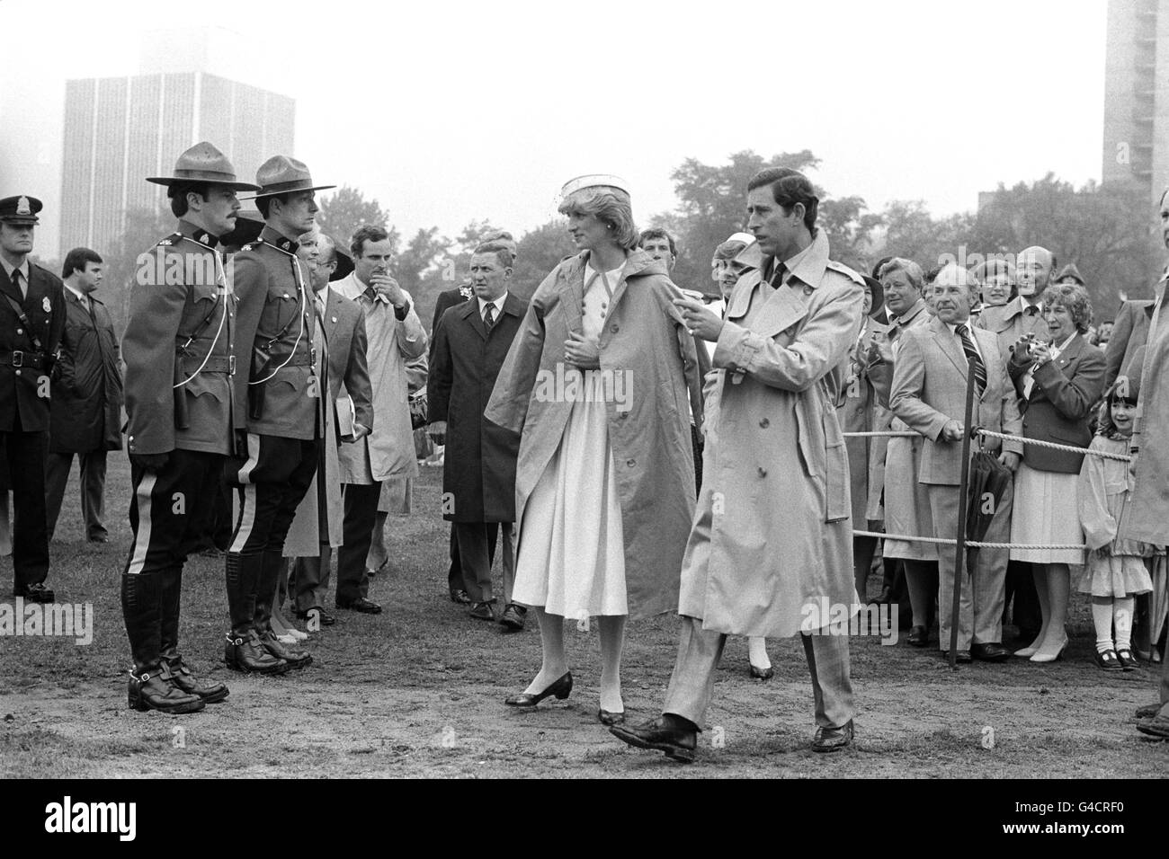 Image - Prince et Princesse de Galles visite au Canada Banque D'Images