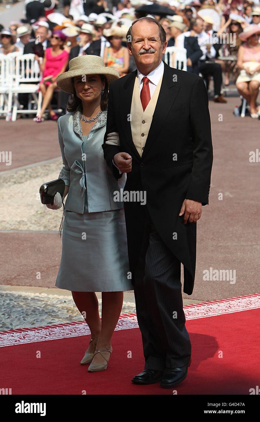 Mariage Princier Monaco Banque D'Images