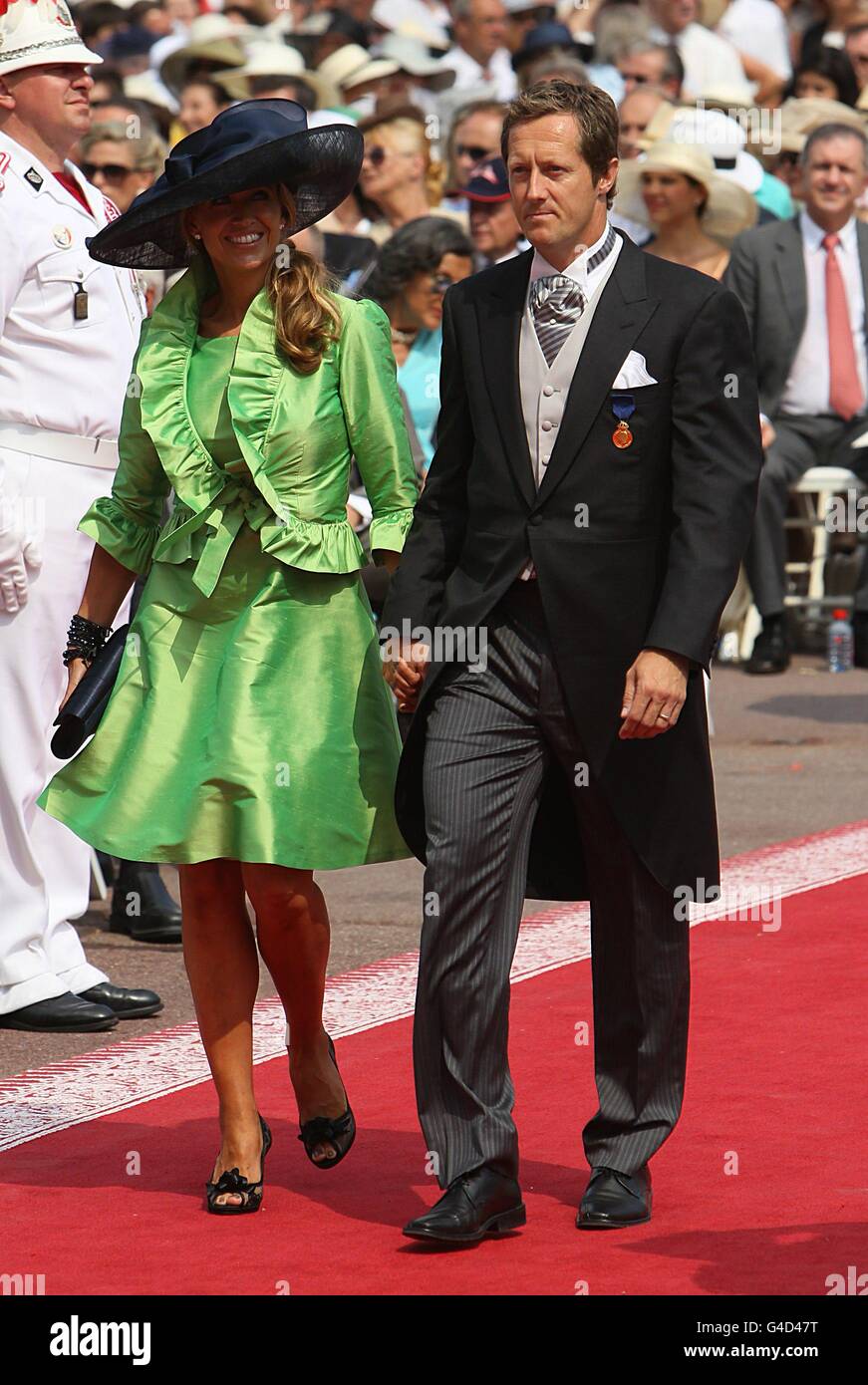 Mariage Princier Monaco Banque D'Images