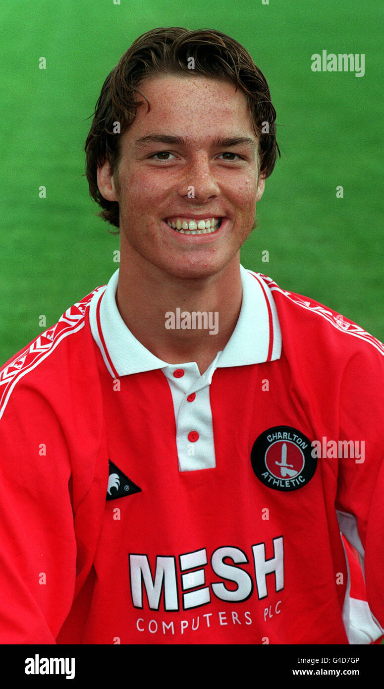 SCOTT PARKER DE Charlton Athletic Football Club. Banque D'Images