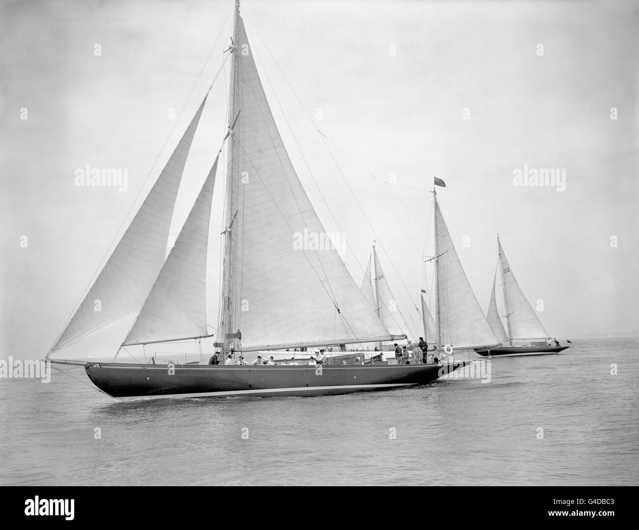 La voile transatlantique - Tall Ships' Race - Plymouth Banque D'Images