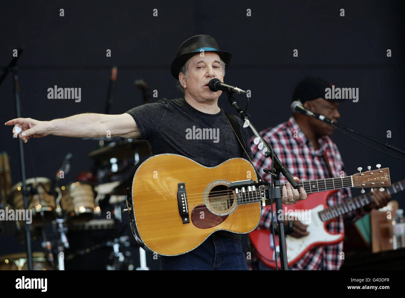 Glastonbury Festival 2011 - Dimanche Banque D'Images
