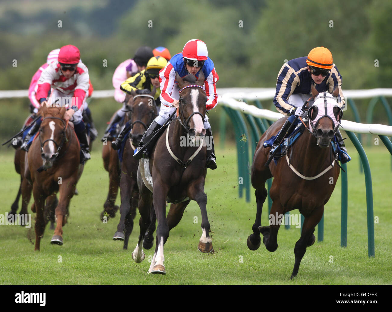 Horse Racing - Saison d'été - Hippodrome de Warwick Banque D'Images