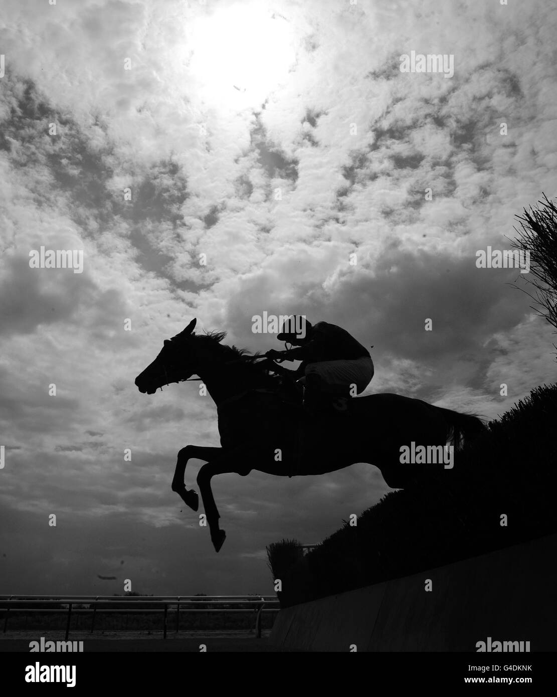 Les courses de chevaux - Family Fun Day - Southwell Racecourse Banque D'Images