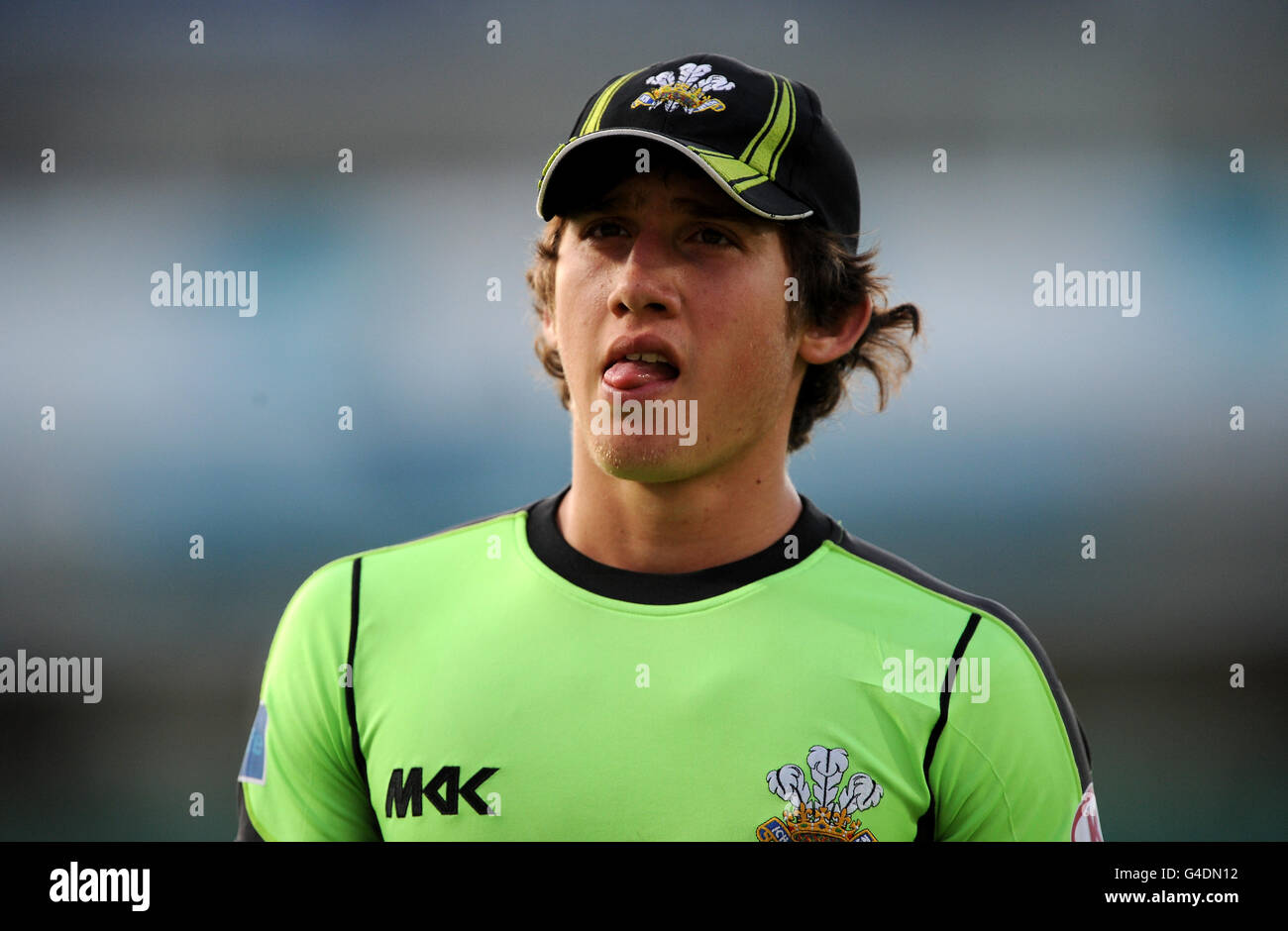 Cricket - Friends Life Twenty20 - South Group - Surrey Lions / Hampshire Royals - The Kia Oval. Zafar Ansari, Surrey Lions. Banque D'Images