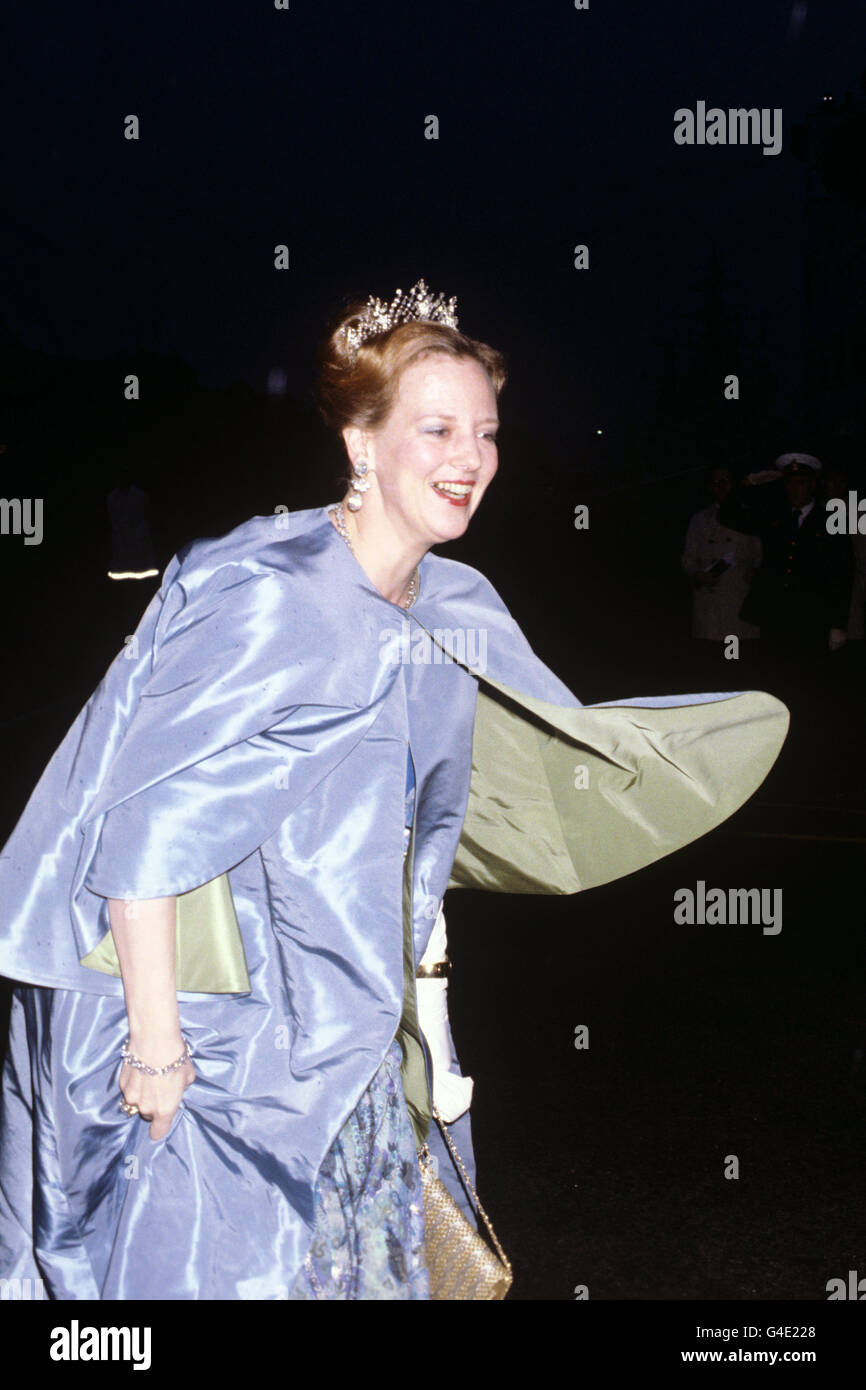 Image - La reine Elizabeth II visite d'État - Danemark Banque D'Images