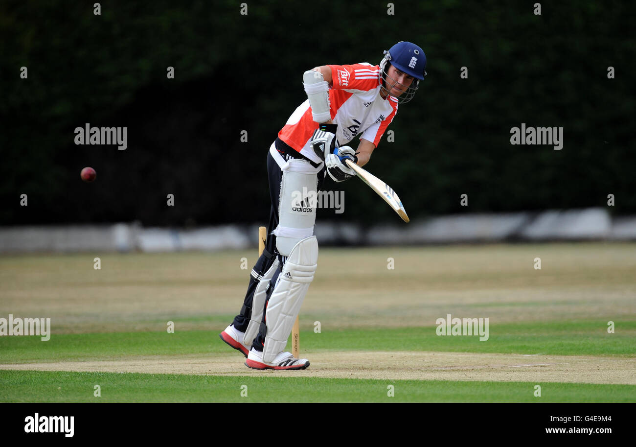 Cricket - npower deuxième Test - Angleterre v Inde - France - Jour 1 Session filets - Cricket Centre National de Performance Banque D'Images