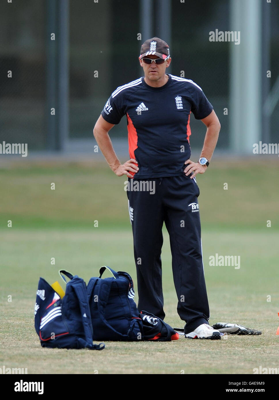 Cricket - npower deuxième Test - Angleterre v Inde - France - Jour 1 Session filets - Cricket Centre National de Performance Banque D'Images