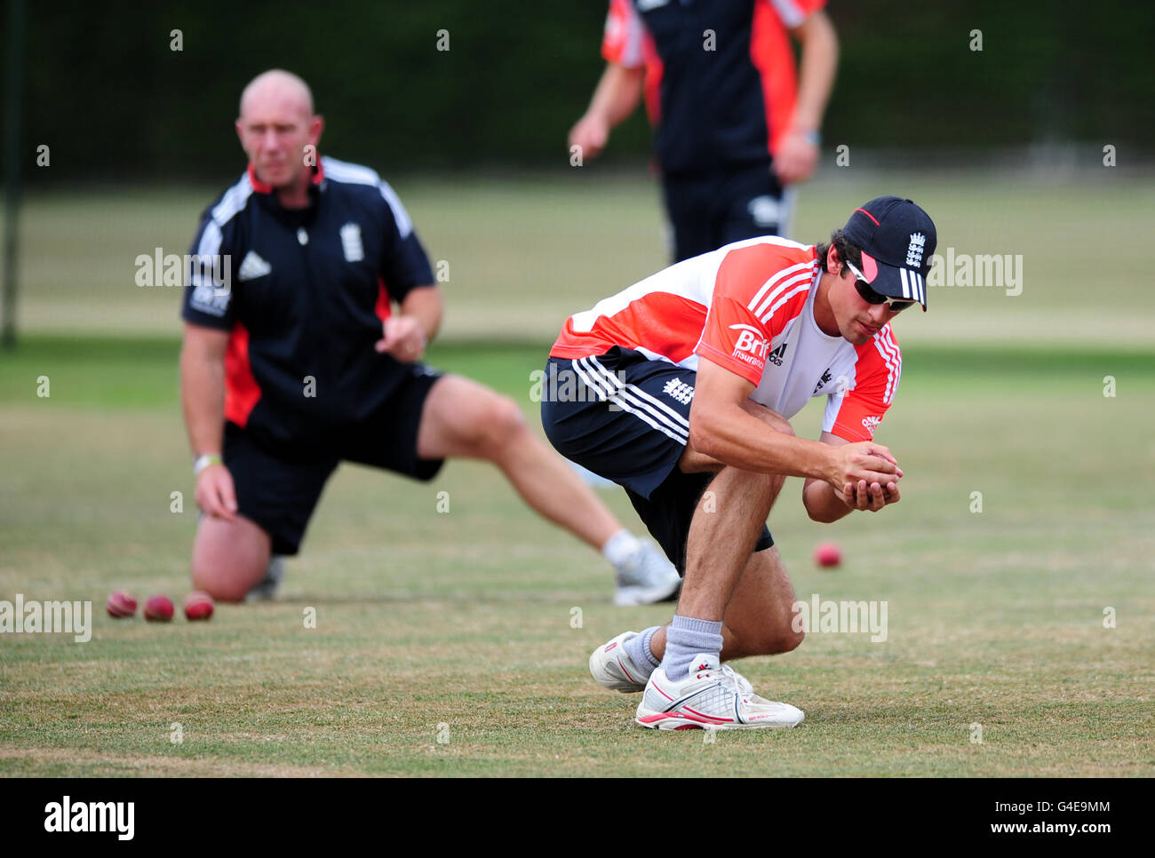 Cricket - npower deuxième Test - Angleterre v Inde - France - Jour 1 Session filets - Cricket Centre National de Performance Banque D'Images