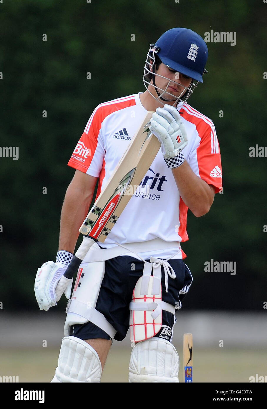 Cricket - npower deuxième Test - Angleterre v Inde - France - Jour 1 Session filets - Cricket Centre National de Performance Banque D'Images