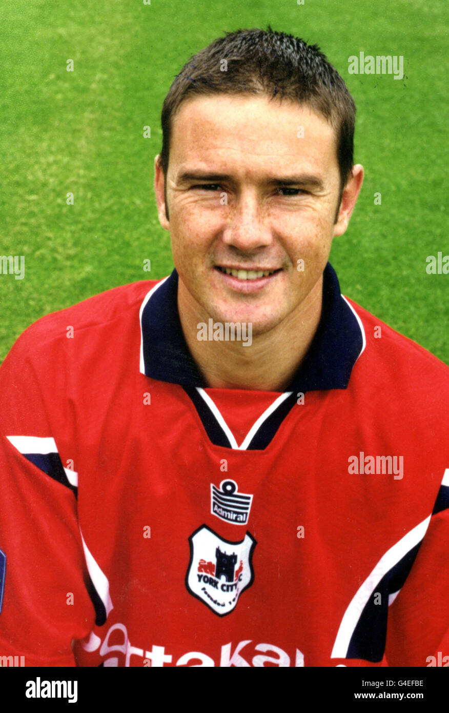 VILLE DE YORK McMillan. Andy McMillan du York City football Club. Banque D'Images