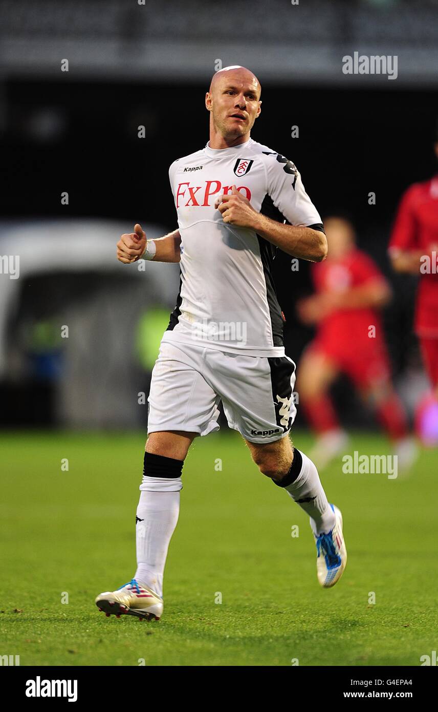 Football - UEFA Europa League - troisième partie qualifiante - deuxième jambe - Fulham / RNK Split - Craven Cottage.Andrew Johnson, Fulham Banque D'Images