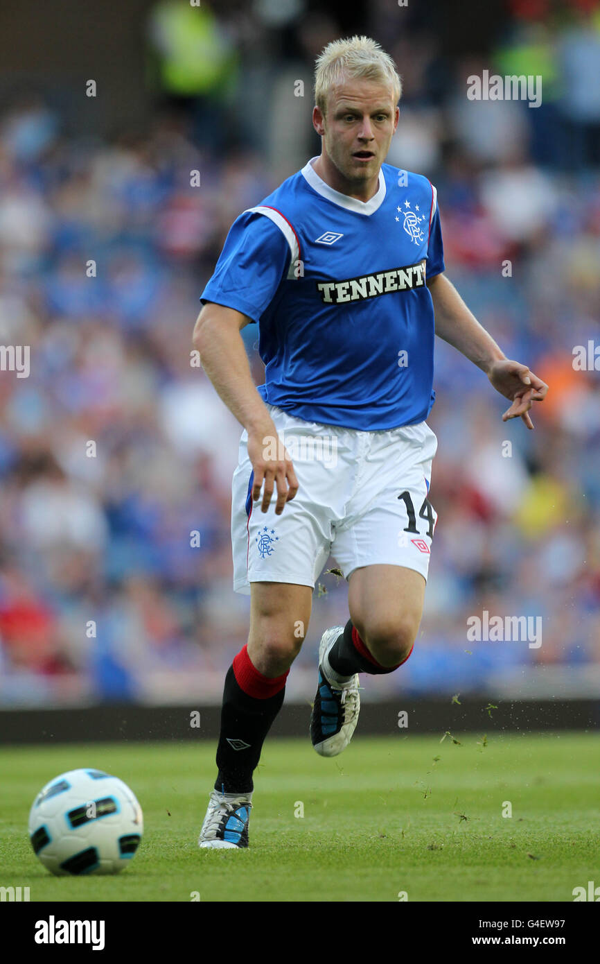 Football - Ligue des Champions de l'UEFA - Troisième tour qualificatif - Première étape - Rangers v Malmö FF - Ibrox Stadium Banque D'Images