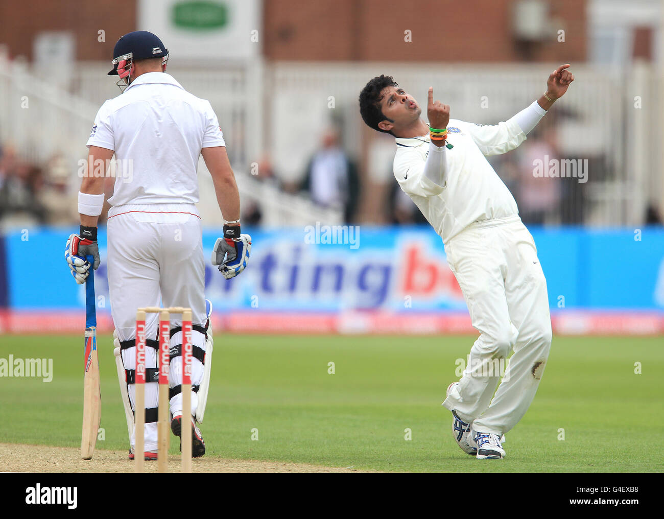 Cricket - npower deuxième Test - Day 1 - l'Angleterre v l'Inde - Trent Bridge Banque D'Images