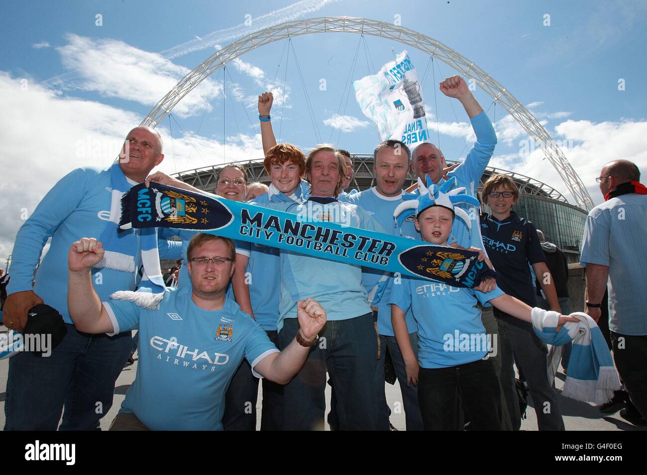 Soccer - FA Community Shield - Manchester City v Manchester United - Stade de Wembley Banque D'Images
