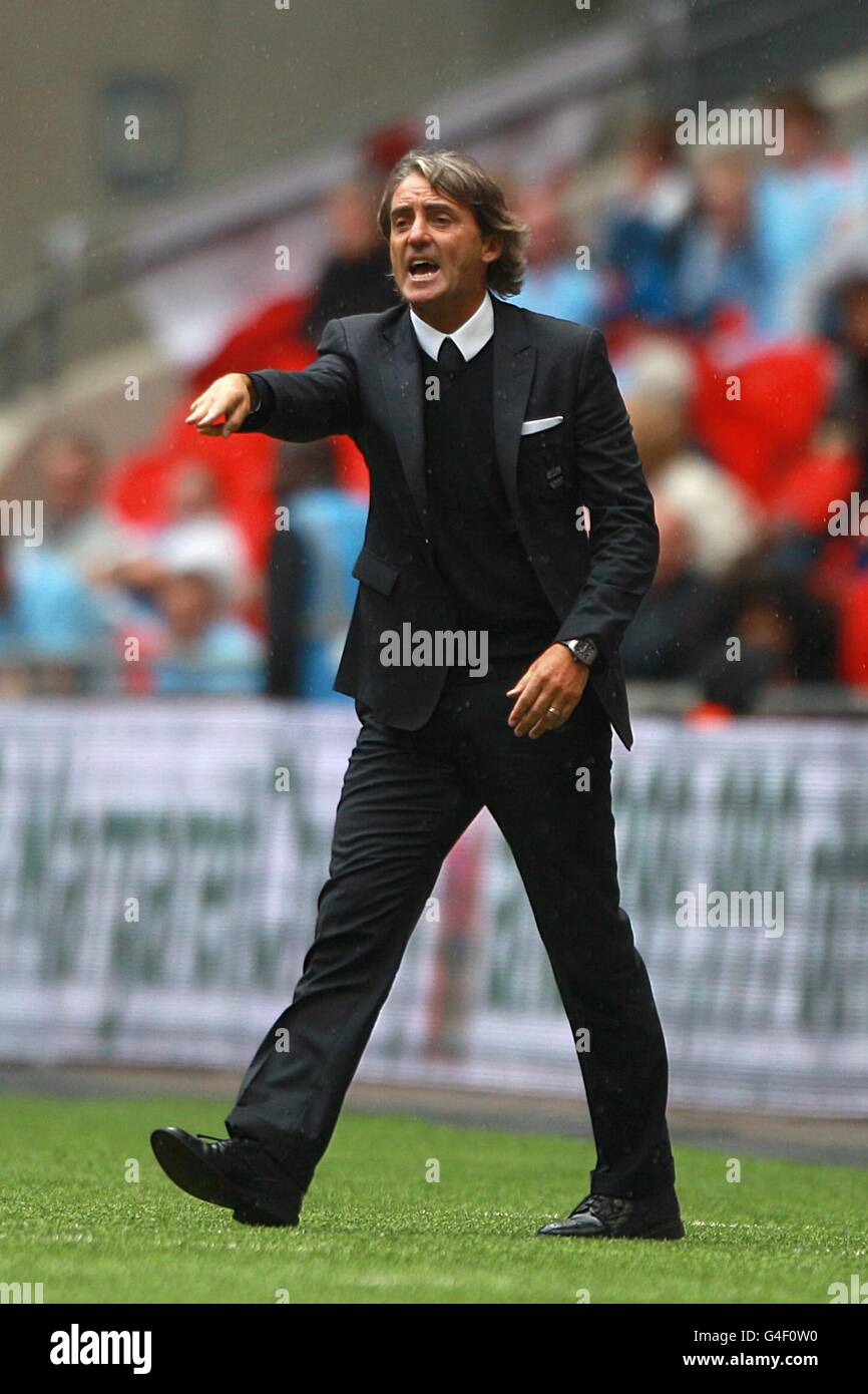 Soccer - FA Community Shield - Manchester City v Manchester United - Stade de Wembley Banque D'Images