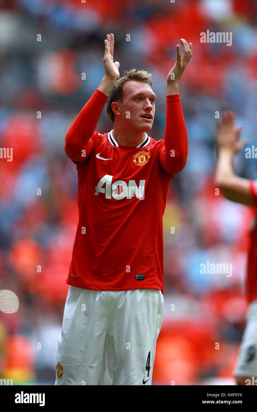 Soccer - FA Community Shield - Manchester City v Manchester United - Stade de Wembley Banque D'Images