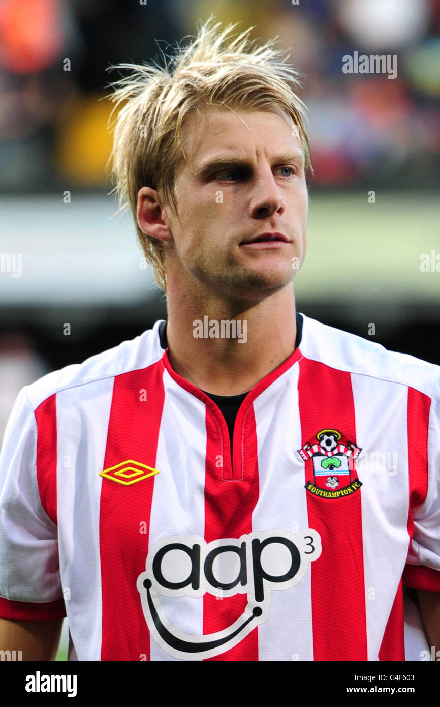 Football - championnat de football npower - Ipswich Town v Southampton - Portman Road. DaN Harding, Southampton Banque D'Images