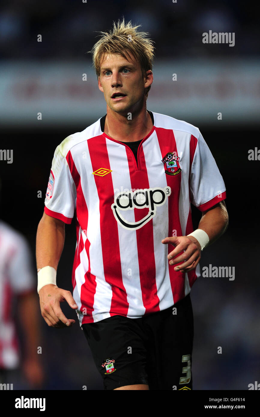 Football - championnat de football npower - Ipswich Town v Southampton - Portman Road. DaN Harding, Southampton Banque D'Images