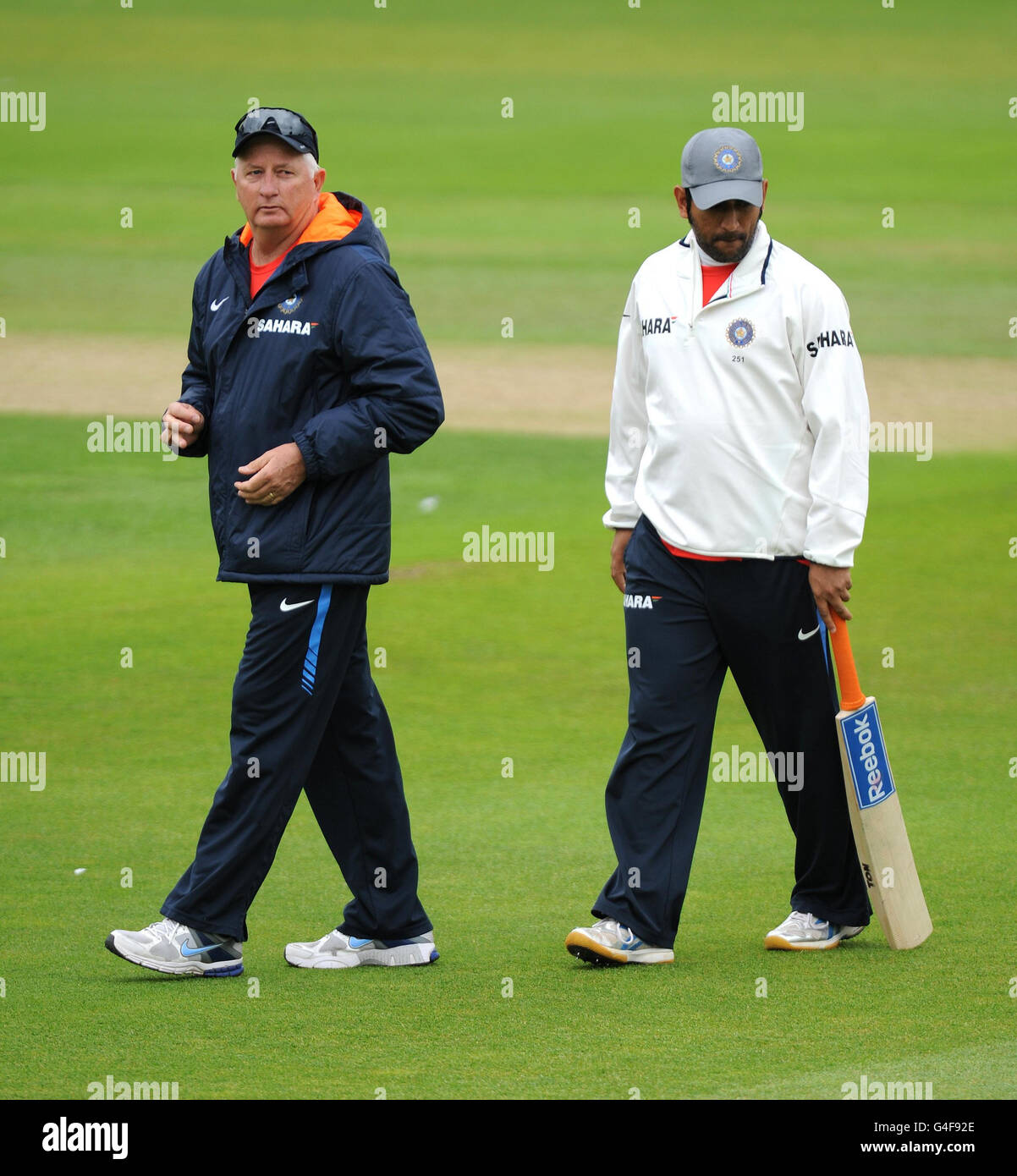 Cricket - npower deuxième Test - Angleterre v l'Inde - Inde - Jour 1 Session filets - Trent Bridge Banque D'Images