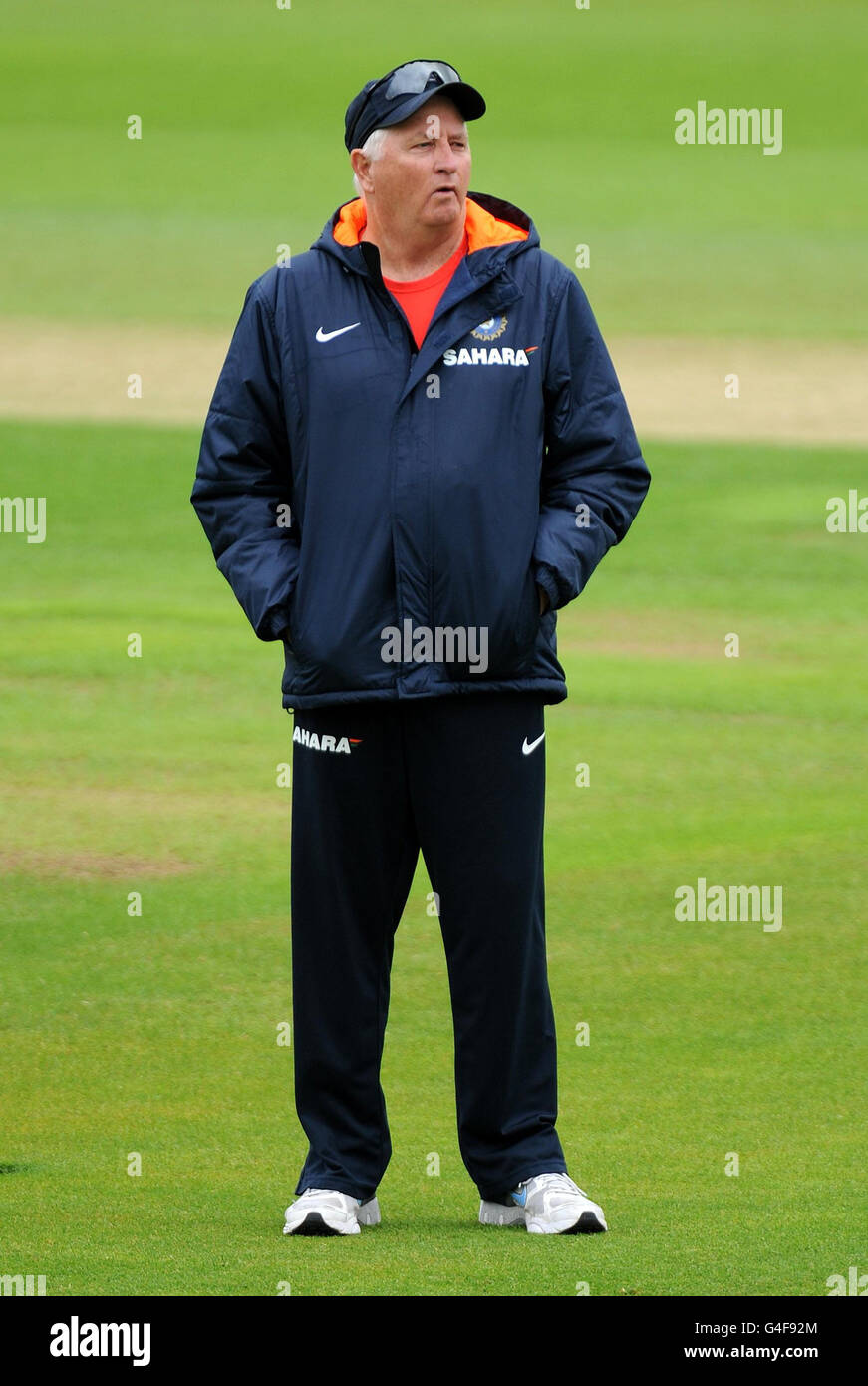 Cricket - npower deuxième Test - Angleterre v l'Inde - Inde - Jour 1 Session filets - Trent Bridge Banque D'Images