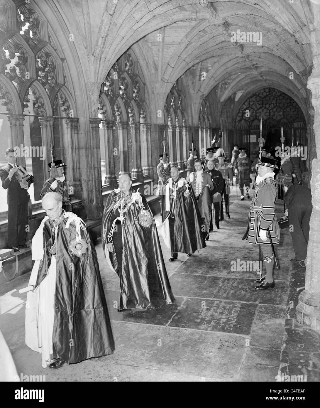 Image du jour - l'Ordre du Bain - l'abbaye de Westminster, Londres Banque D'Images