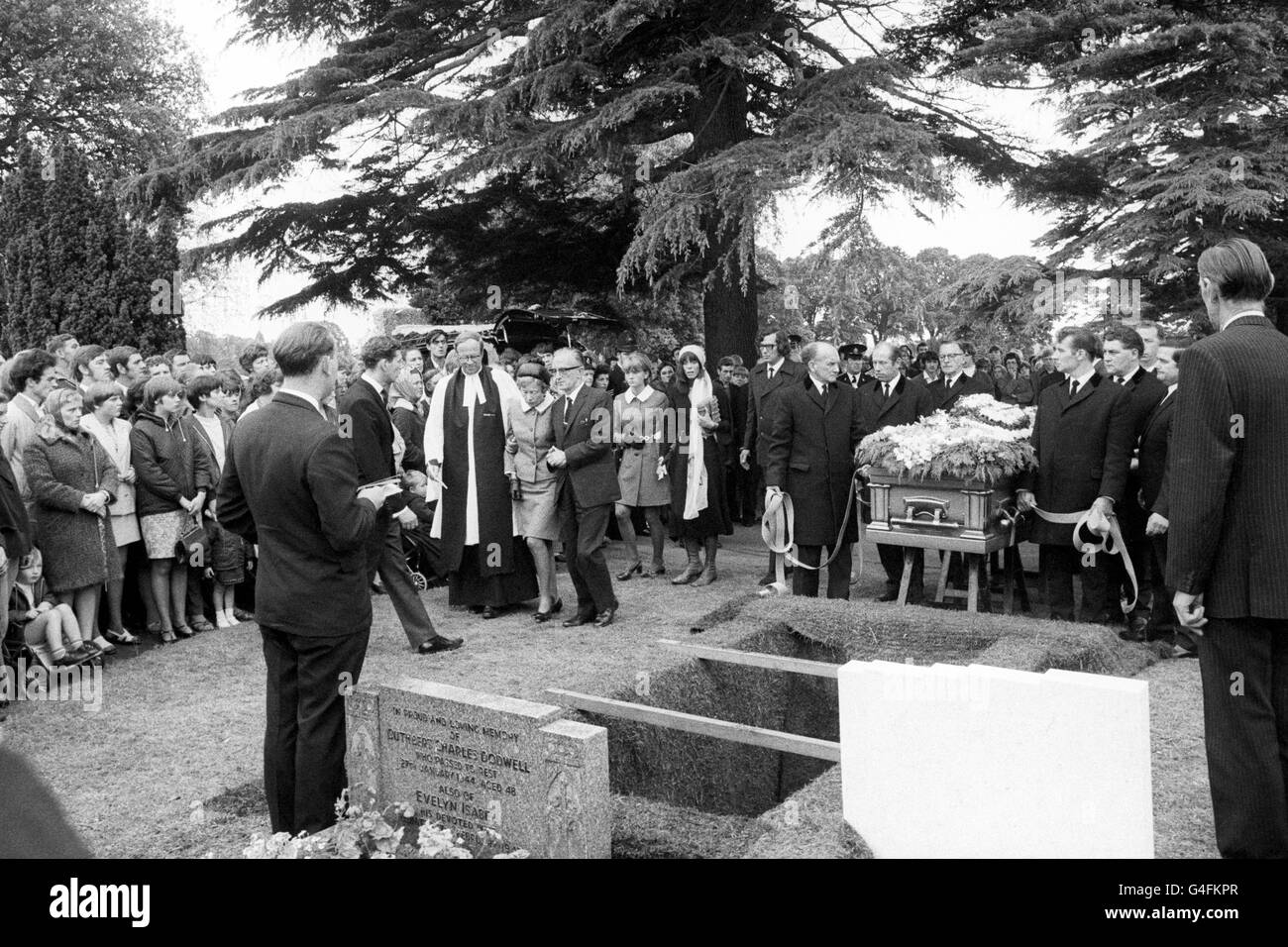 Musique - Rolling Stones - Funérailles de Brian Jones - Cheltenham Banque D'Images