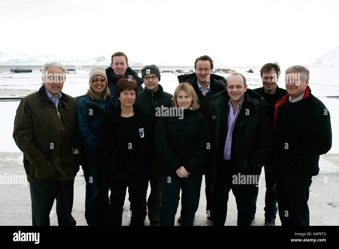 Cameron au Spitzberg - Norvège Banque D'Images