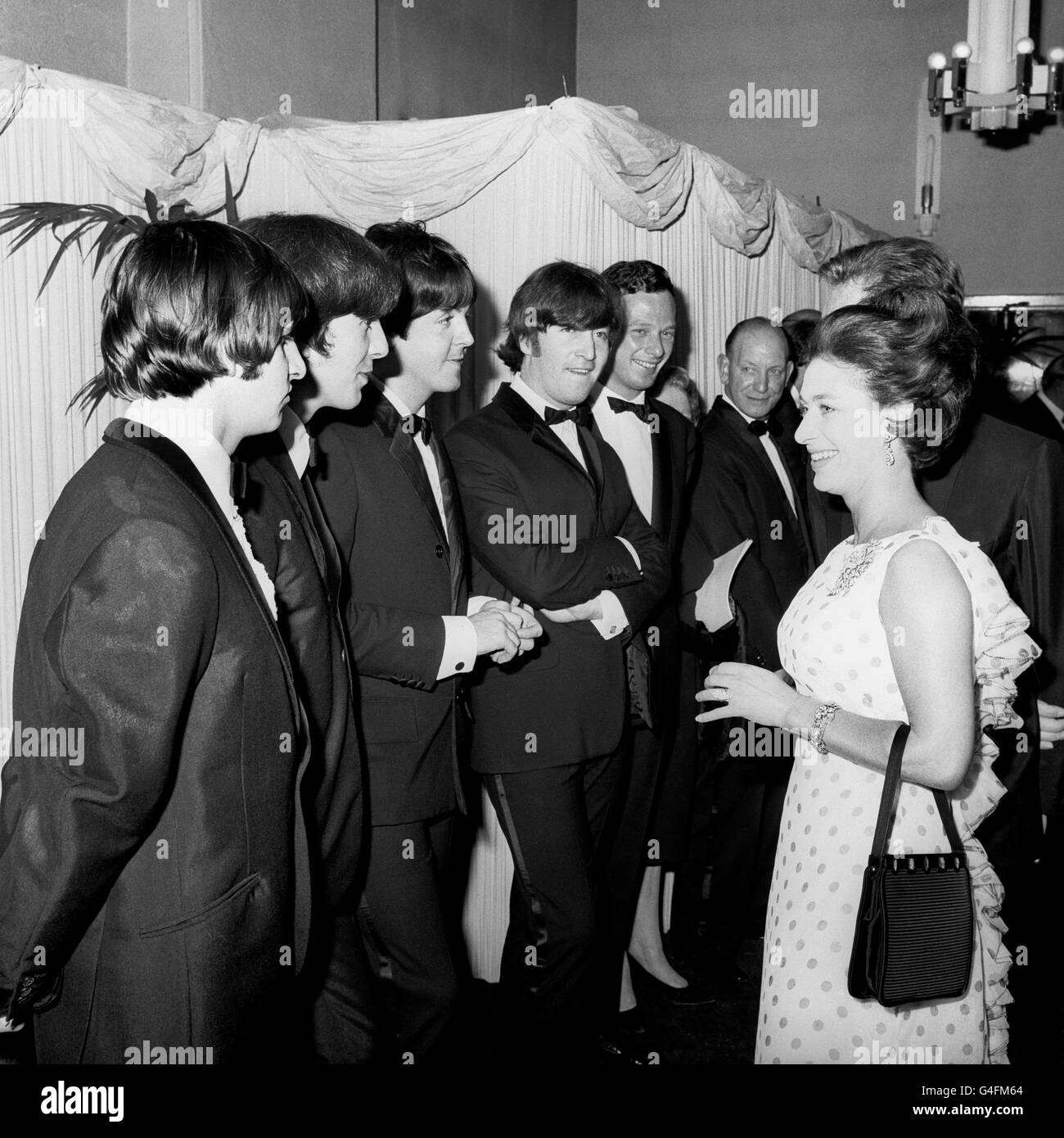 Film The Beatles Aide Premiere London Pavilion Photo Stock Alamy