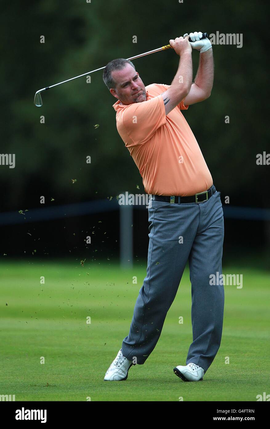 Kenneth Ferrie d'Angleterre pendant le quatrième jour de l'Open d'Irlande Au club de golf et de pêche de Killarney Banque D'Images